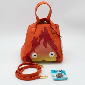 Loewe x Studio Ghibli Howl's Moving Castle Calcifer Hammock Nugget Bag w/ COA